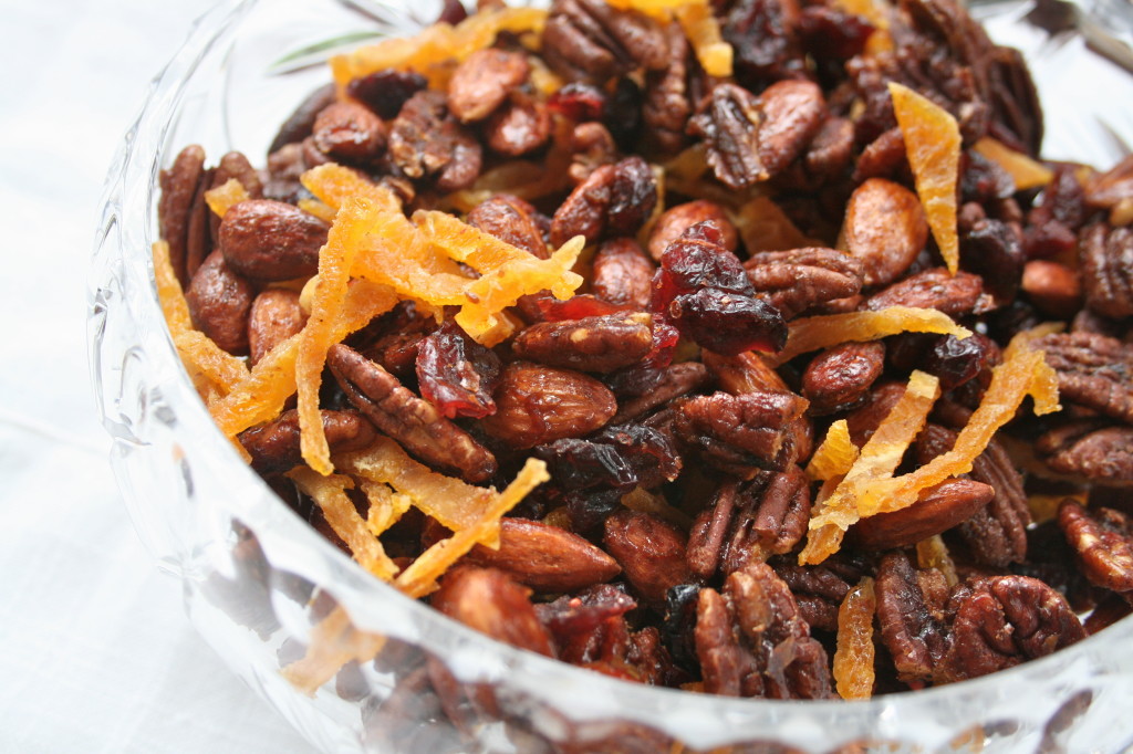 Orange Cranberry Spiced Nuts