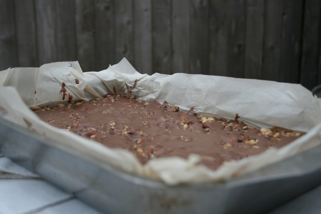 Chocolate Almond Granola Bars