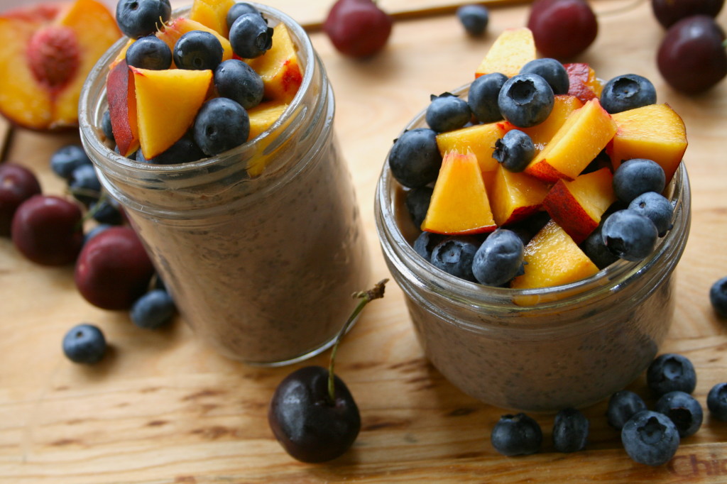 Cherry Smoothie Chia Pudding