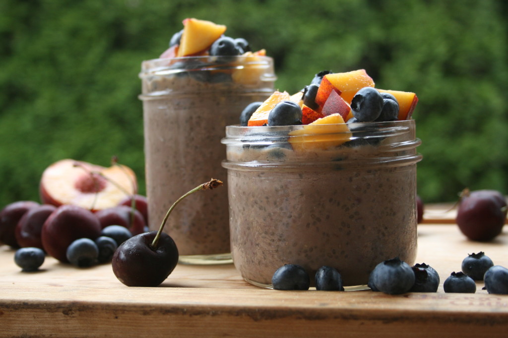Cherry Smoothie Chia Pudding
