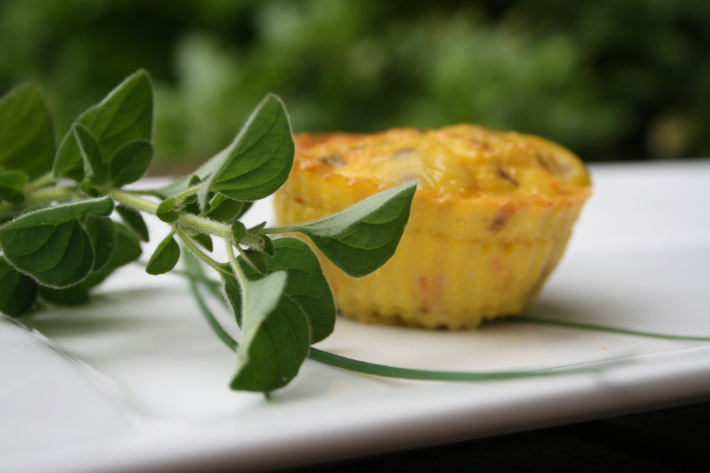 Yam Oregano Frittata Muffins