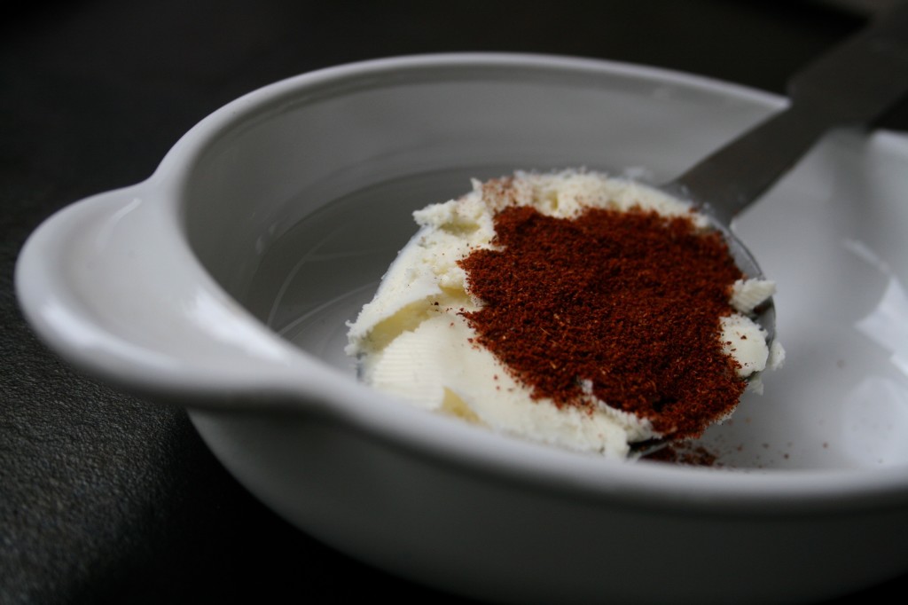 Homemade spiced butter