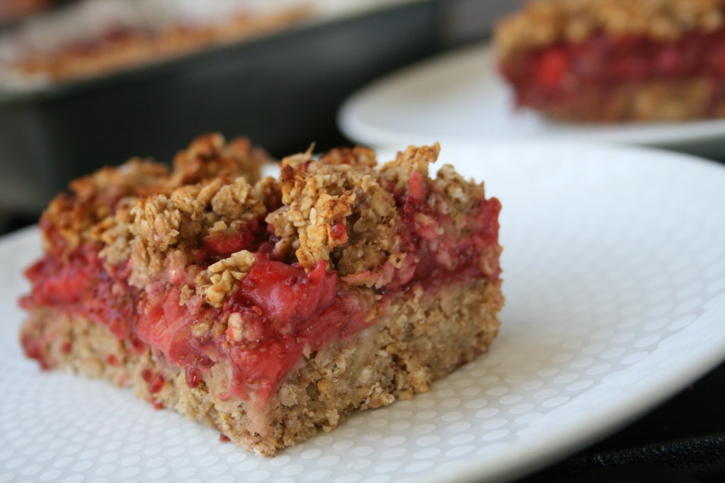 Strawberry Banana Oat Bars