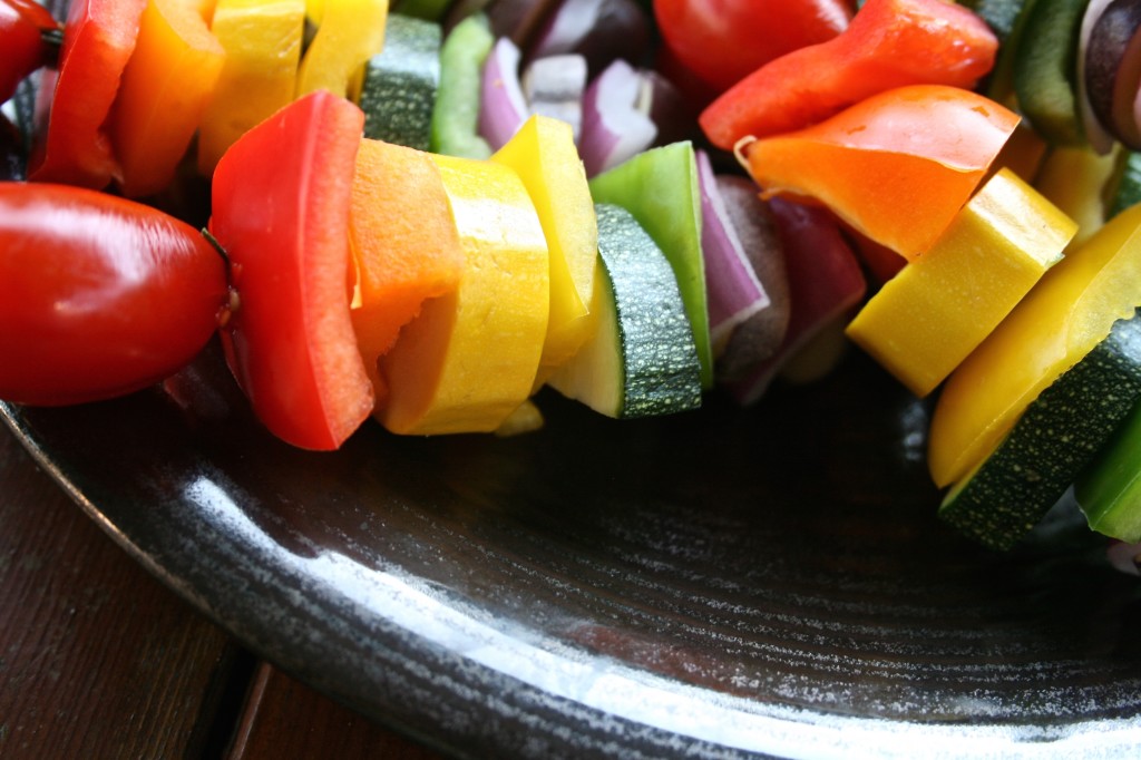 Rainbow Rosemary Skewers