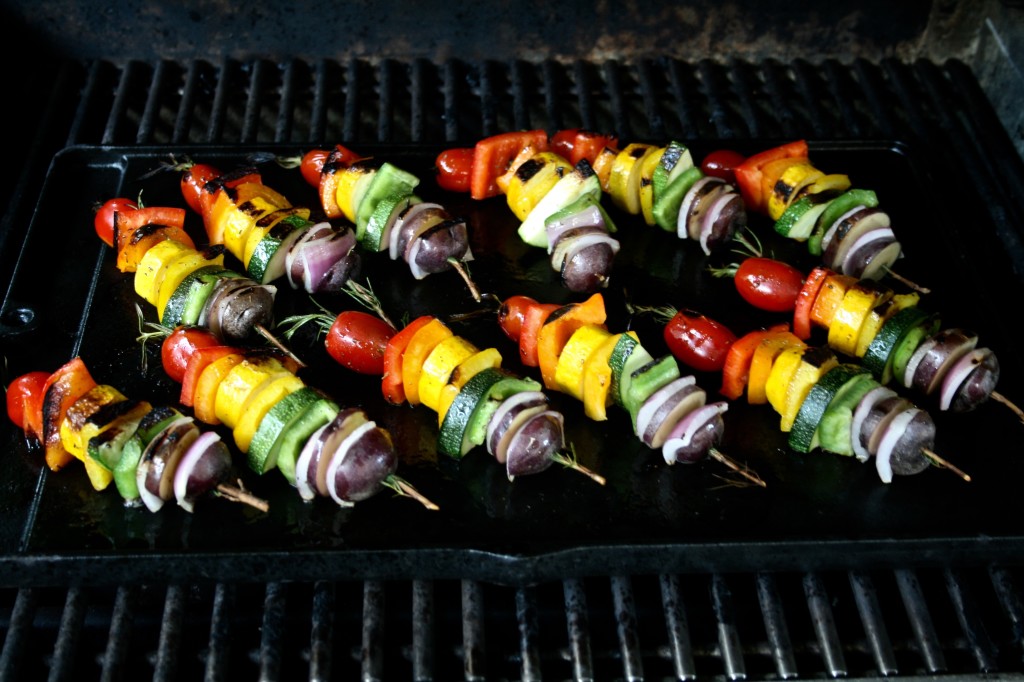 Rainbow Rosemary Skewers