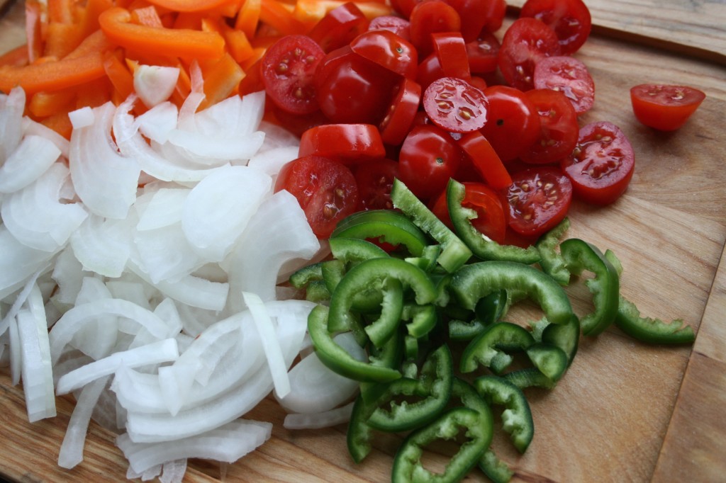 Fajita ingredients
