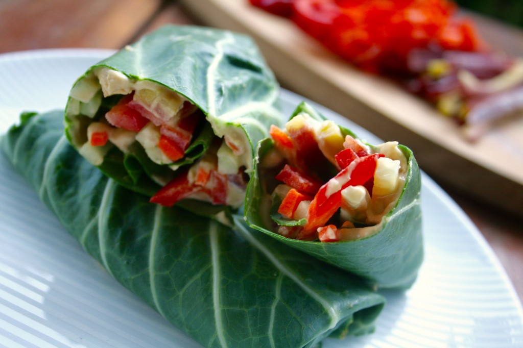 Collard greens are a staple in the South where they are often cooked and eaten as a side dish.