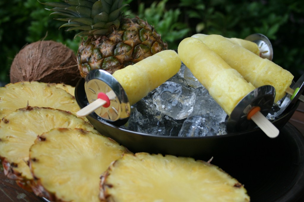 Piña Colada Popsicles