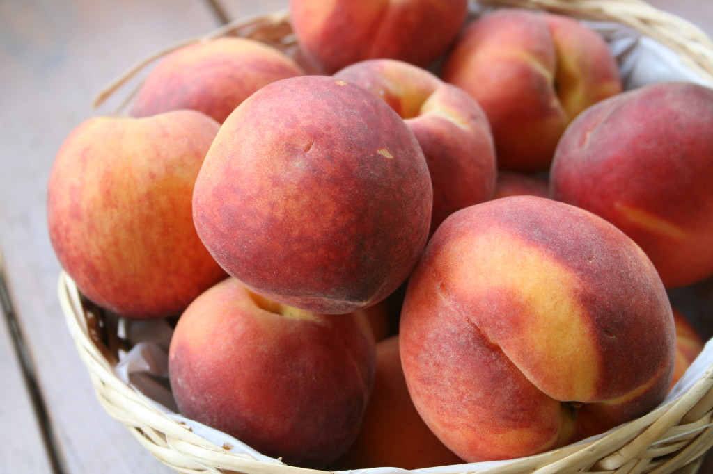 Fresh peaches