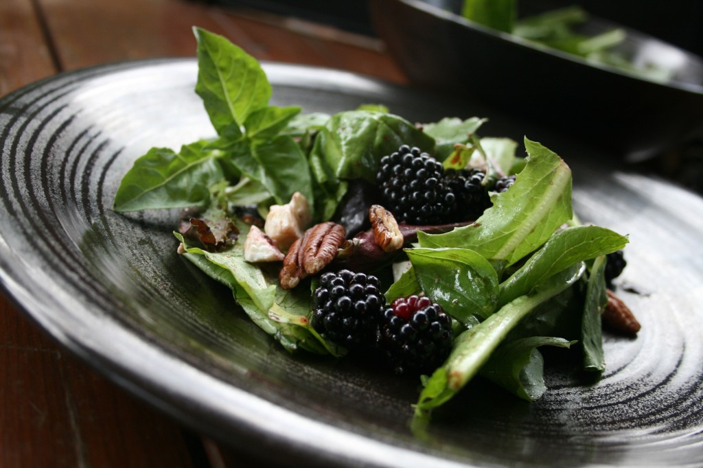 Blackberry Basil Salad