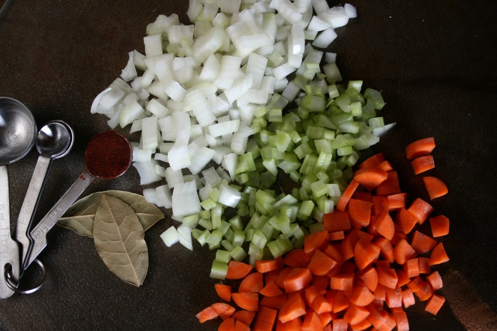 Layers of flavour for soup