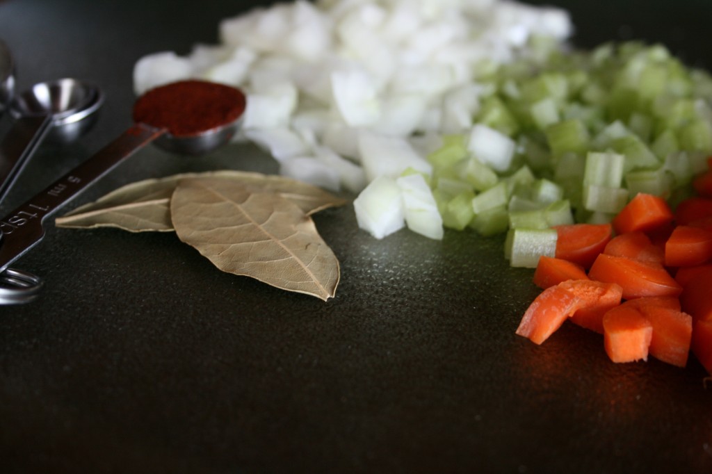 Layers of flavour for soup
