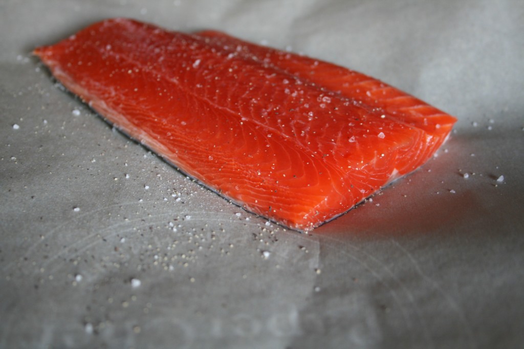 Salmon ready to bake