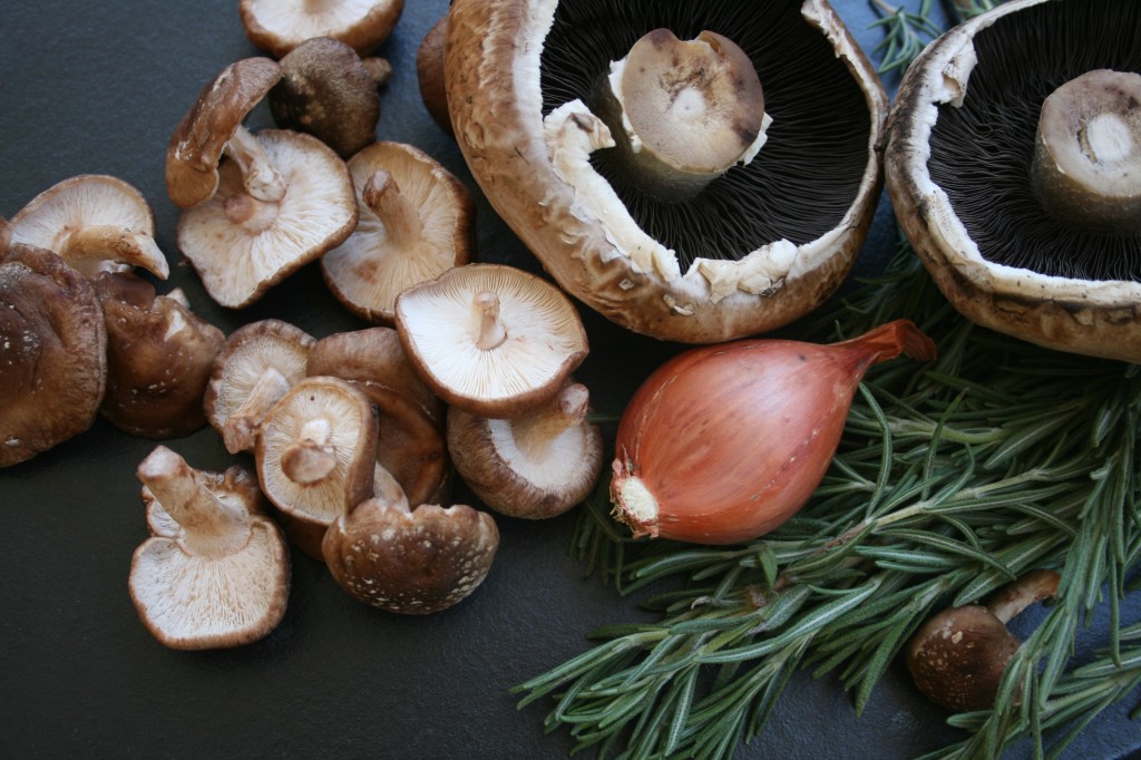 Rosemary Shallot Mushrooms