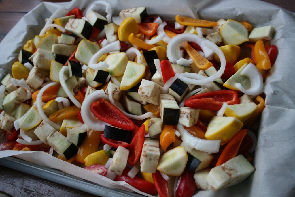 Roasted Summer Vegetable Pasta Salad