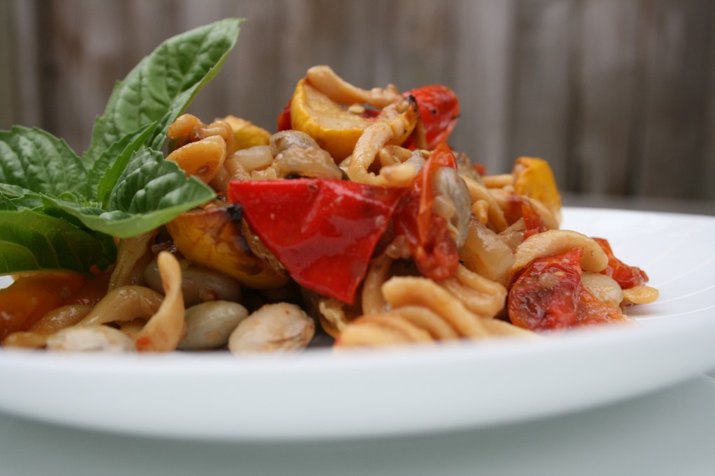 Roasted Summer Vegetable Pasta Salad