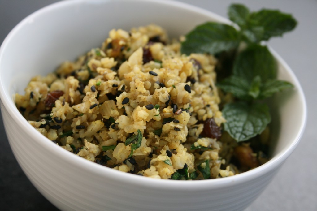 Moroccan Spiced Cauliflower Couscous - Love from the Land