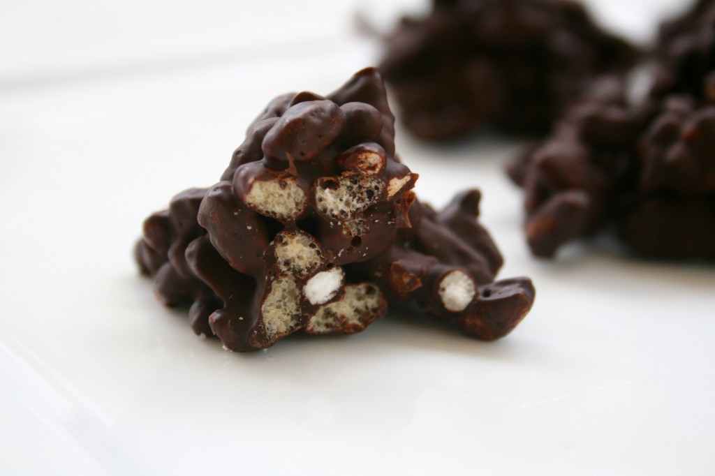 Chocolate Cherry Pecan Stacks