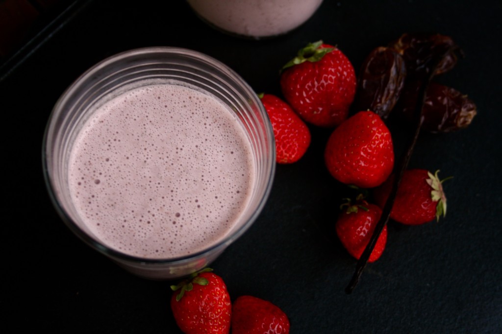 Strawberry Almond Milk