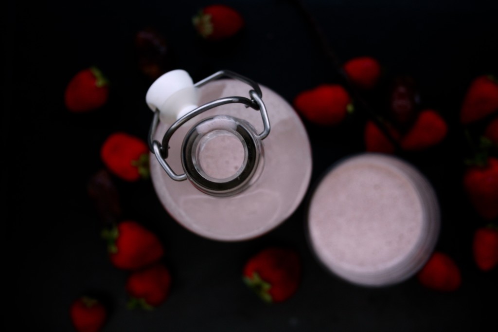 Strawberry Almond Milk