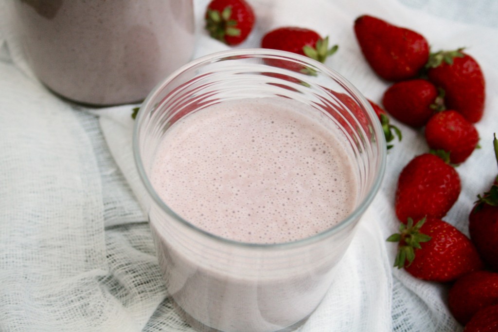 Strawberry Almond Milk