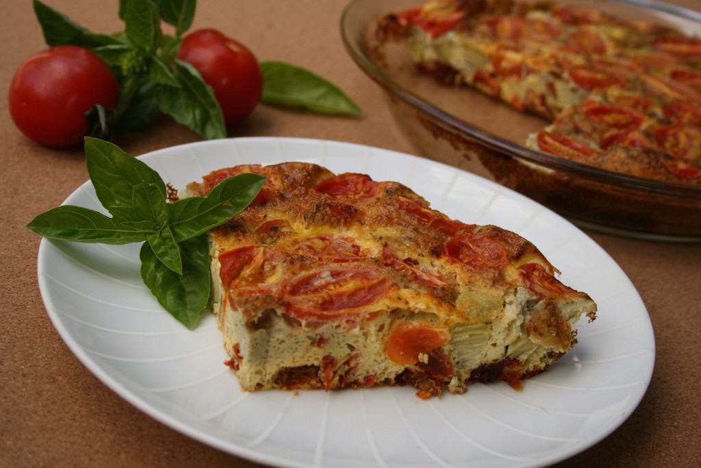 Tomato Artichoke Frittata