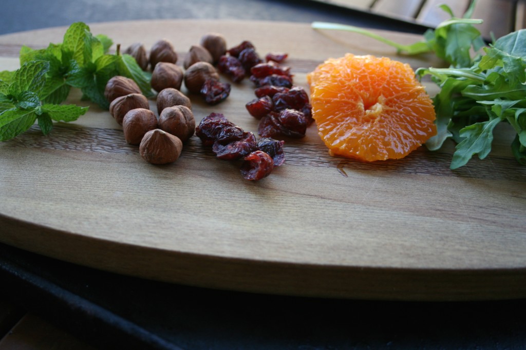 Cranberry Hazelnut Mandarin Quinoa Salad