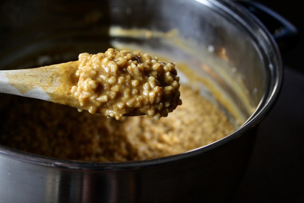 Vanilla Pumpkin Steel Cut Oats