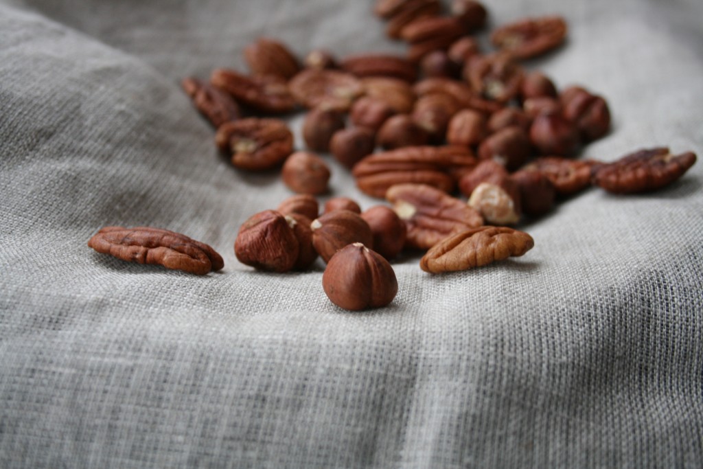 Hazelnuts and pecans