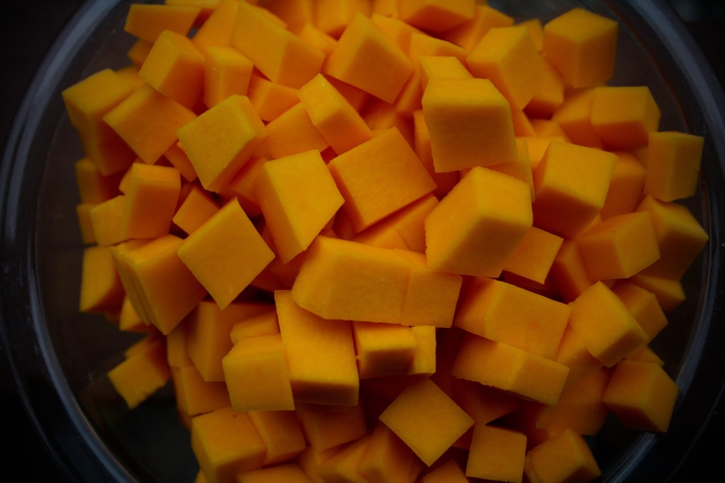 Diced butternut squash