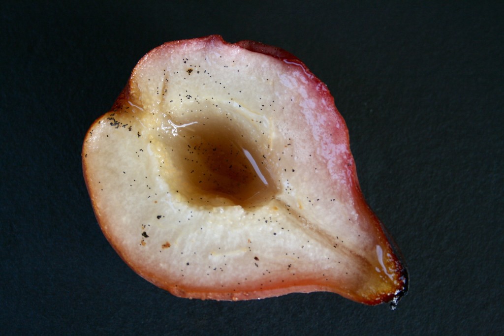 Vanilla Maple Roasted Pears