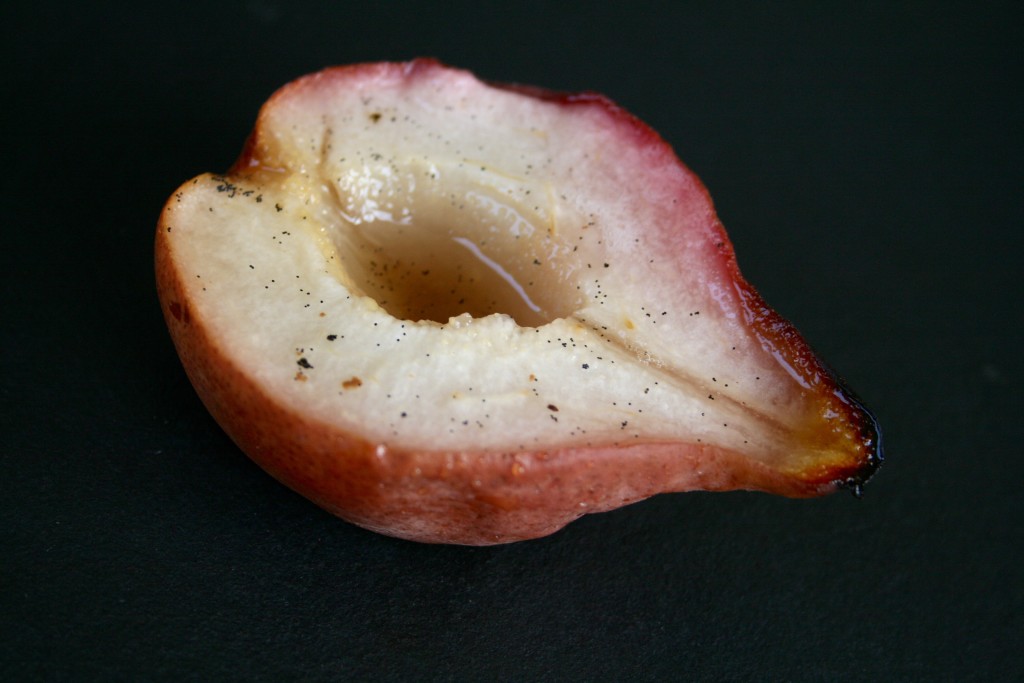 Vanilla Maple Roasted Pears
