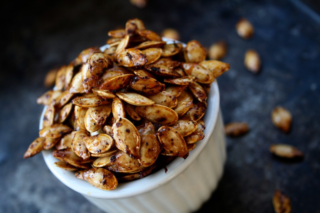 Roasted Chipotle Pumpkin Seeds