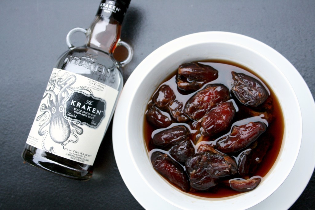 Rum soaked dates