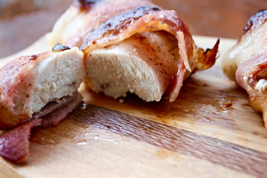Honey Mustard Bacon Wrapped Chicken