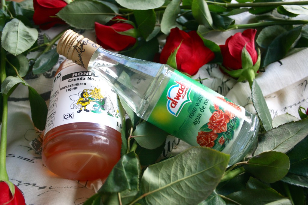 Honey rose glaze in the making