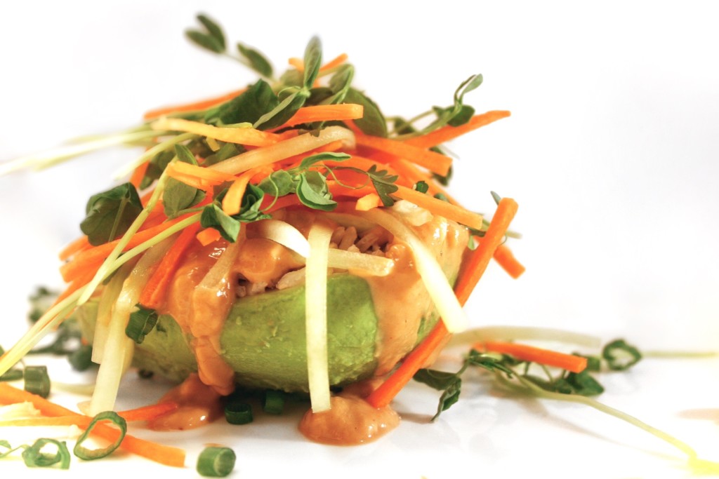 Thai Salad Stuffed Avocado