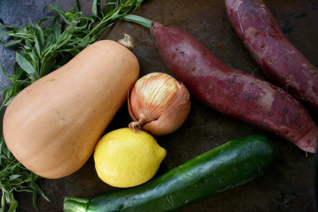 Lemon Tarragon Chickpea Chicken