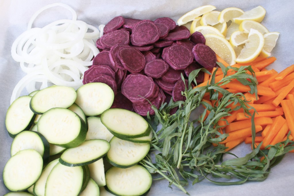 Lemon Tarragon Chickpea Chicken