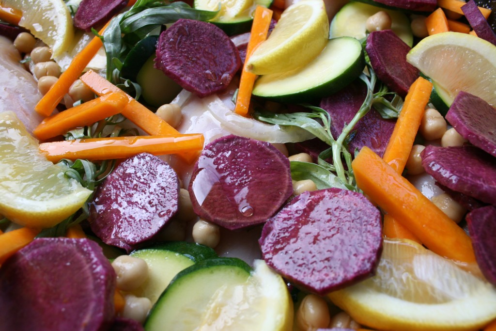 Lemon Tarragon Chickpea Chicken