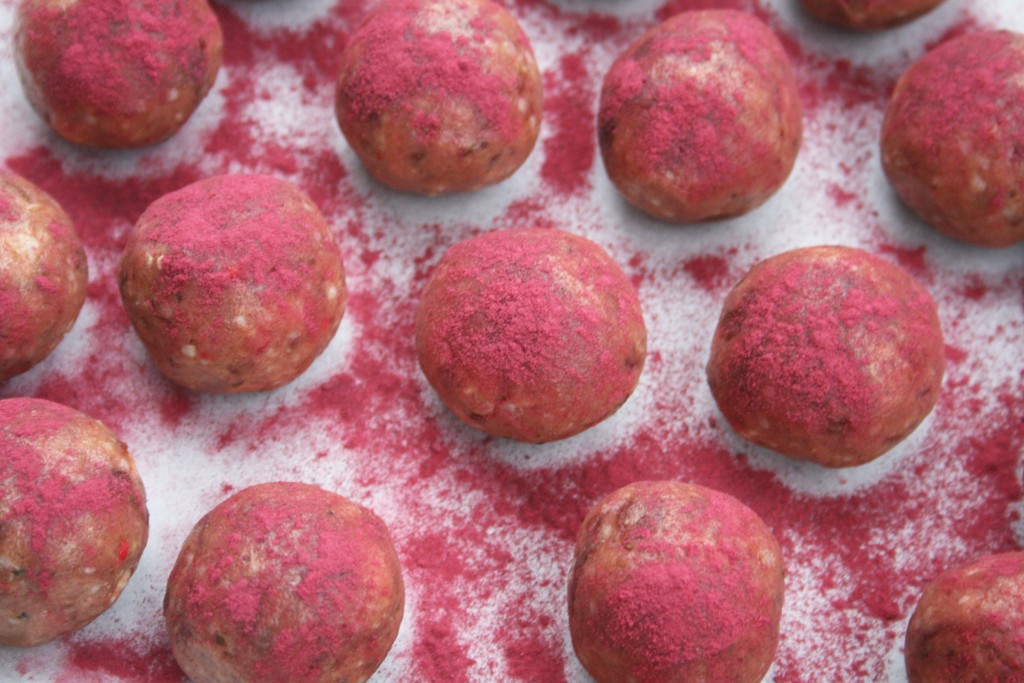 Strawberry Power Balls