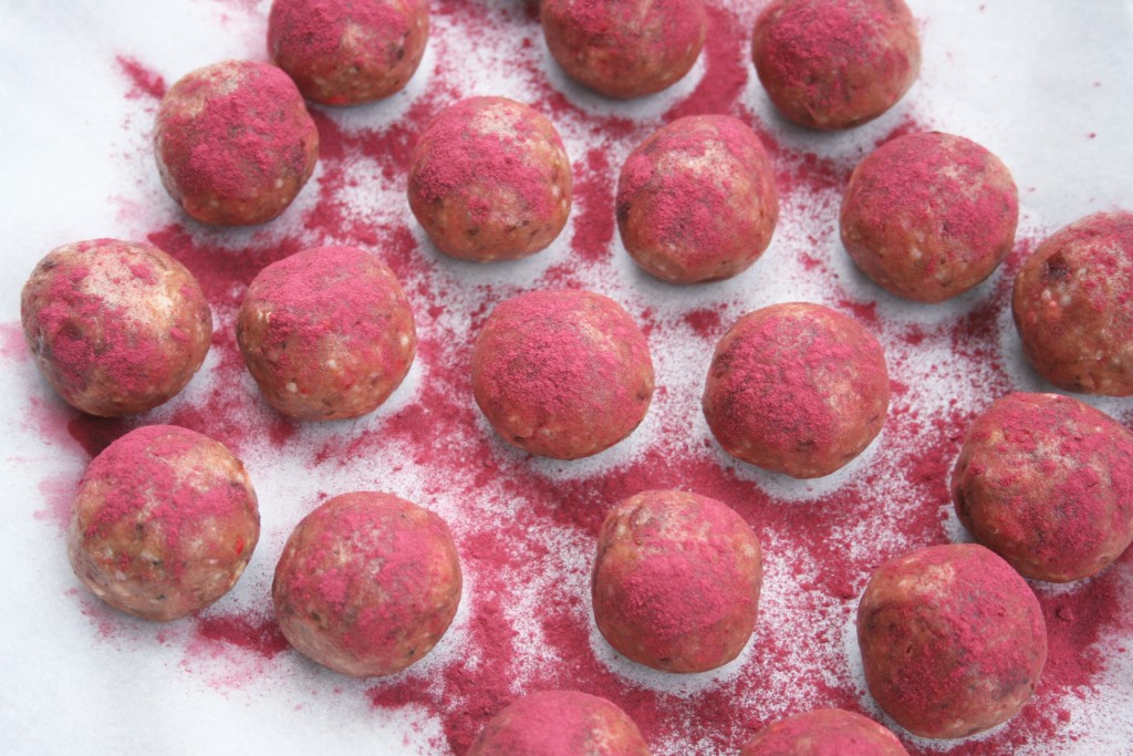 Strawberry Power Balls
