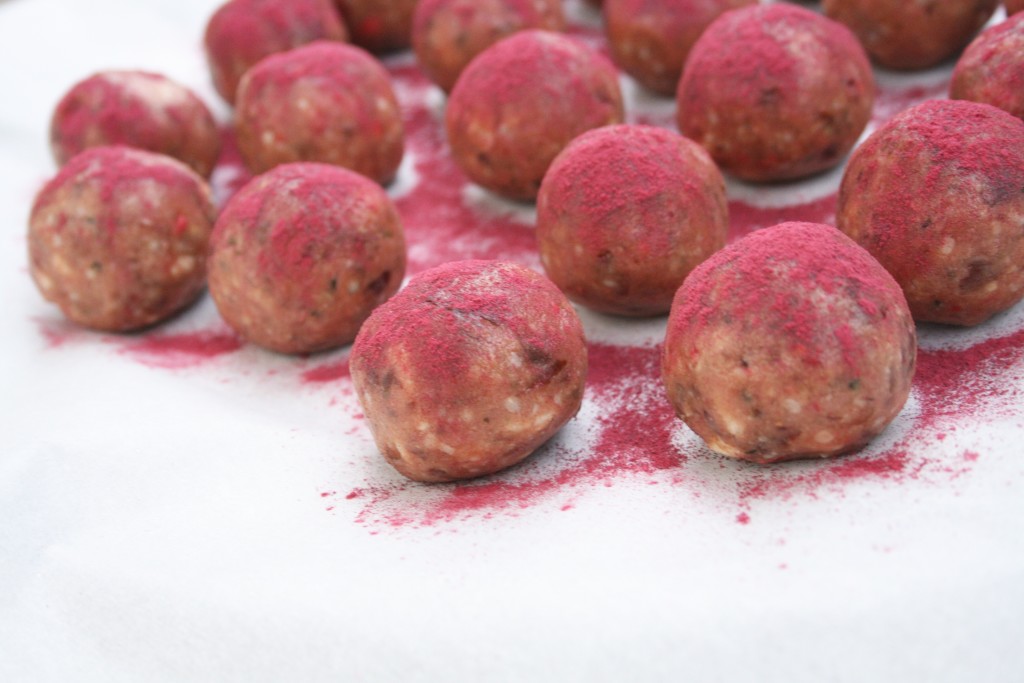 Strawberry Power Balls