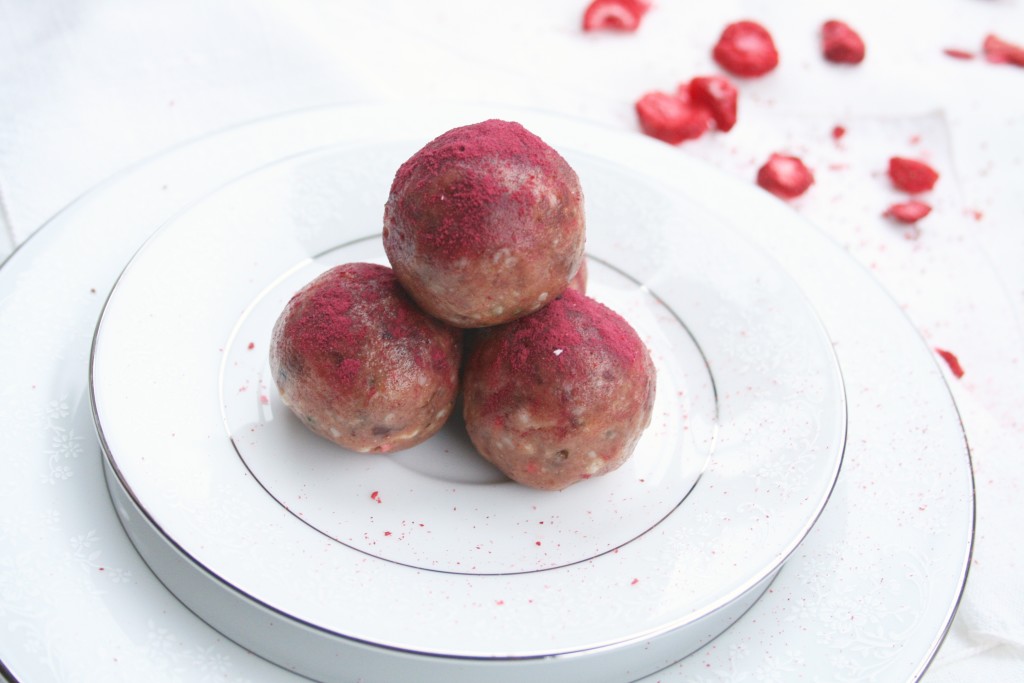 Strawberry Power Balls