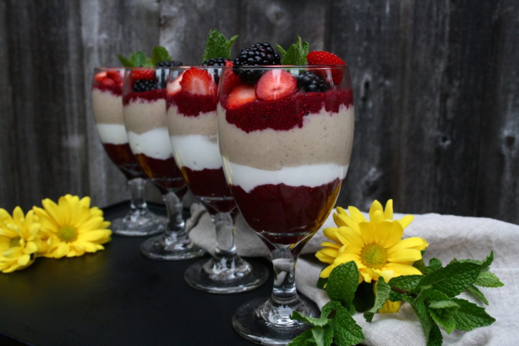 Berry Chia Pudding Parfaits