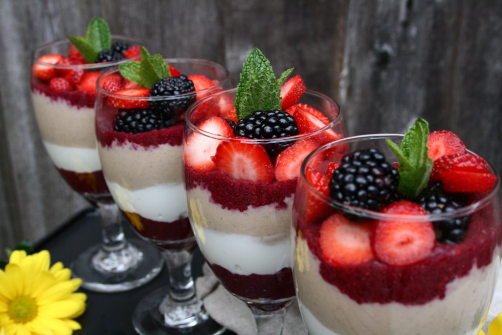 Berry Chia Pudding Parfaits