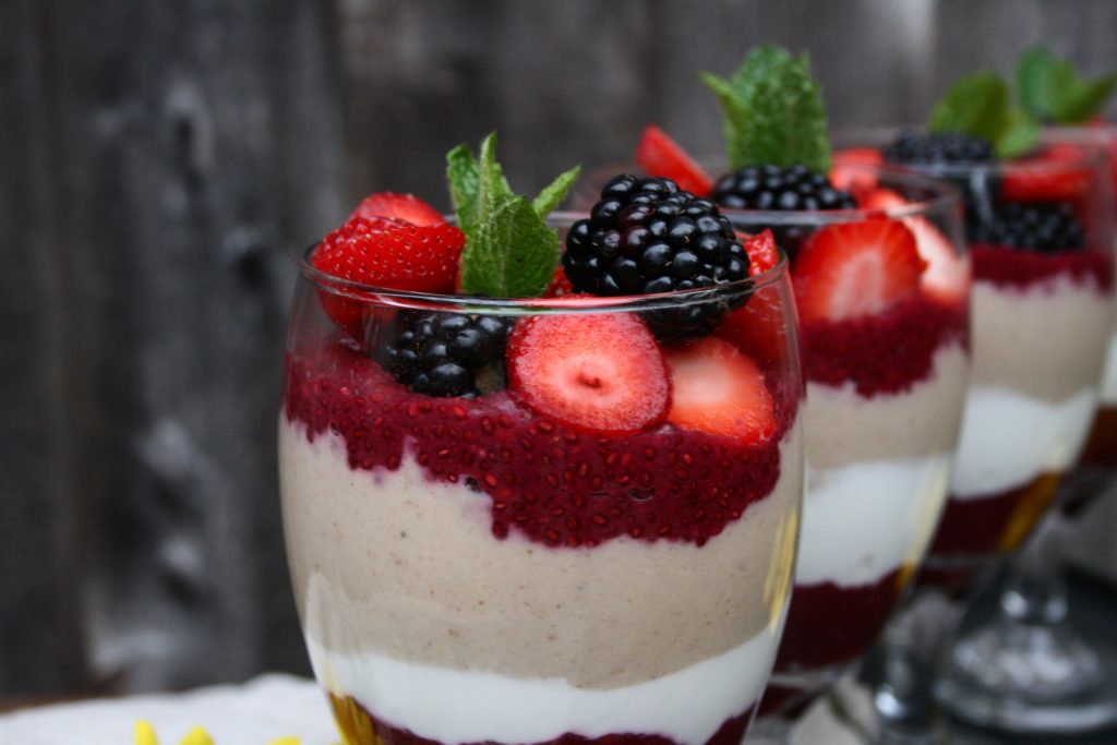 Berry Chia Pudding Parfaits