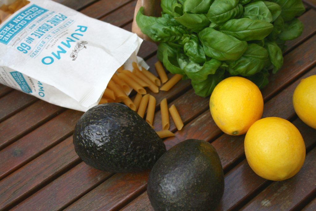 Asparagus Penne with Avocado Sauce