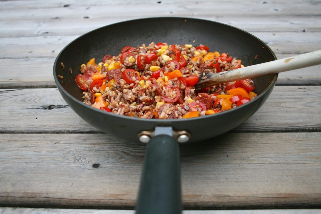 Chorizo and Wild Rice Bowl