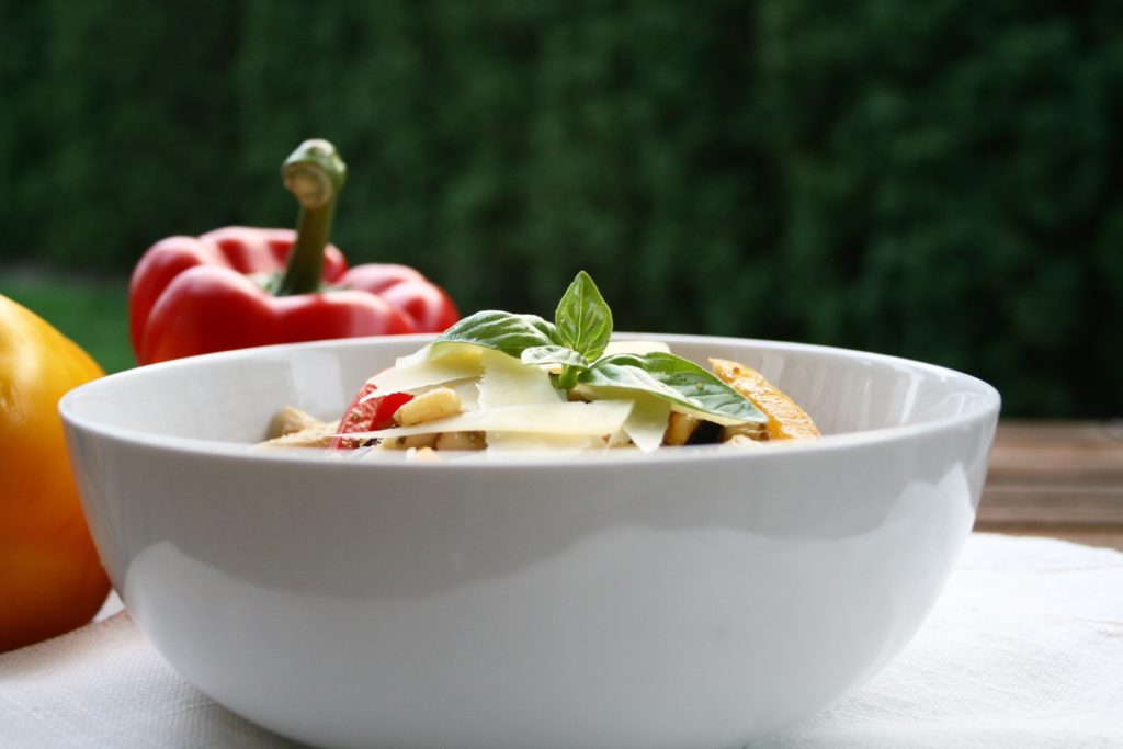 Pesto Pine Nut and Cannellini Penne Pasta